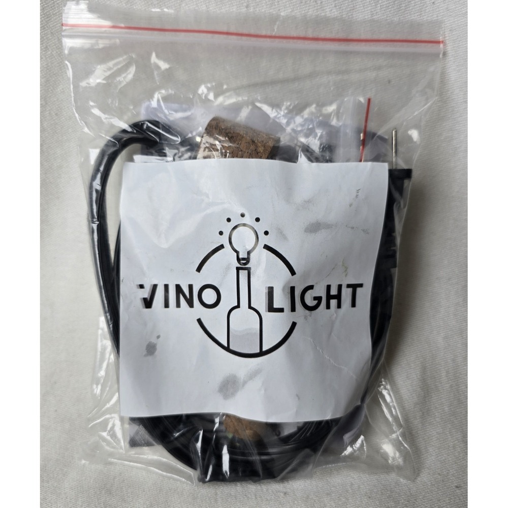 VINO LIGHT Bottle lamp kit, with 9mm Glass Drill bit, 3 Cork Sizes‎